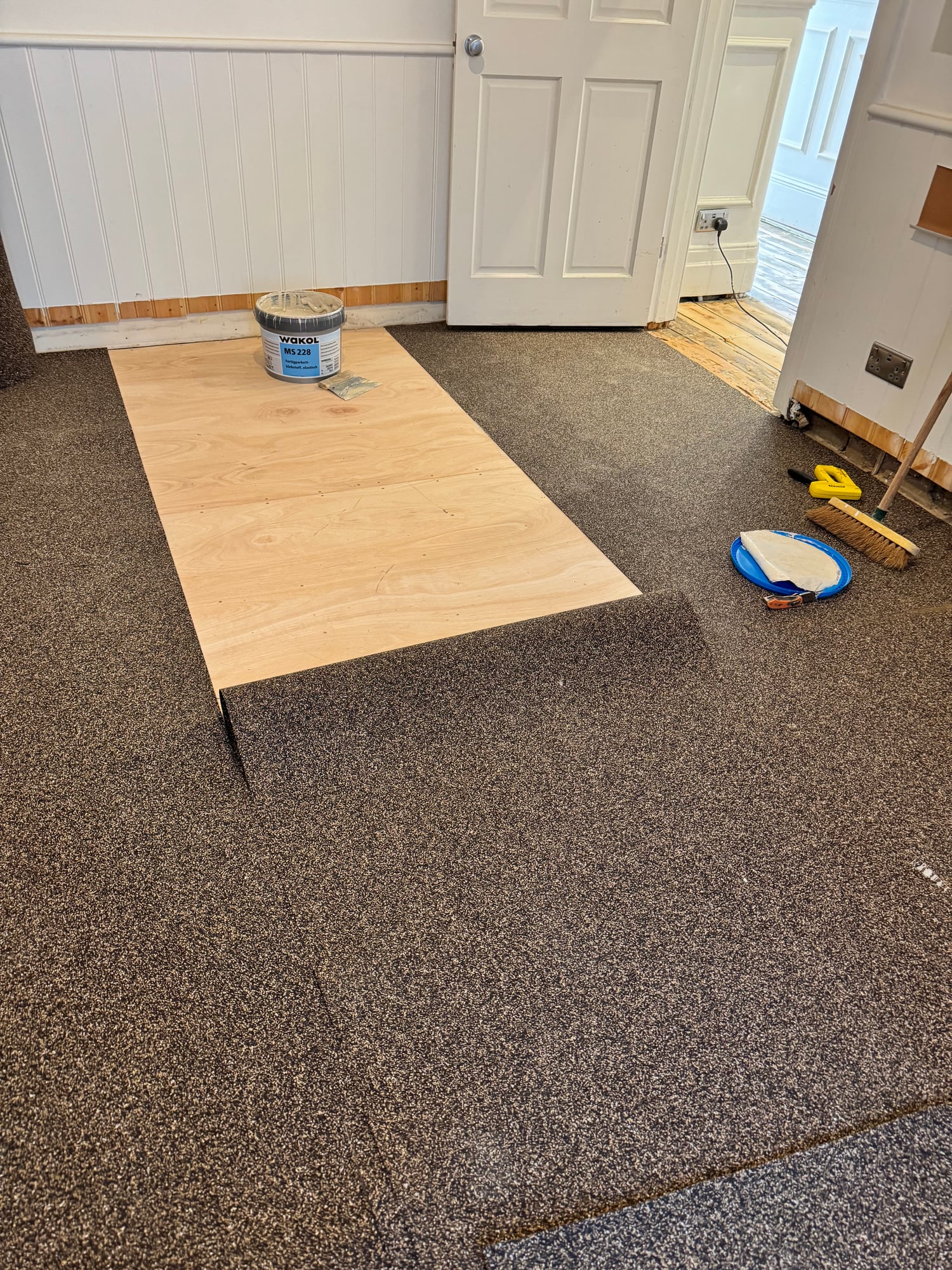 Restored oak floor