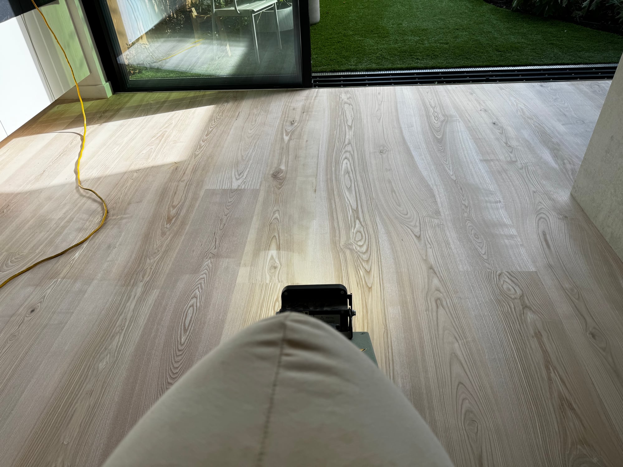 Pine boards detail