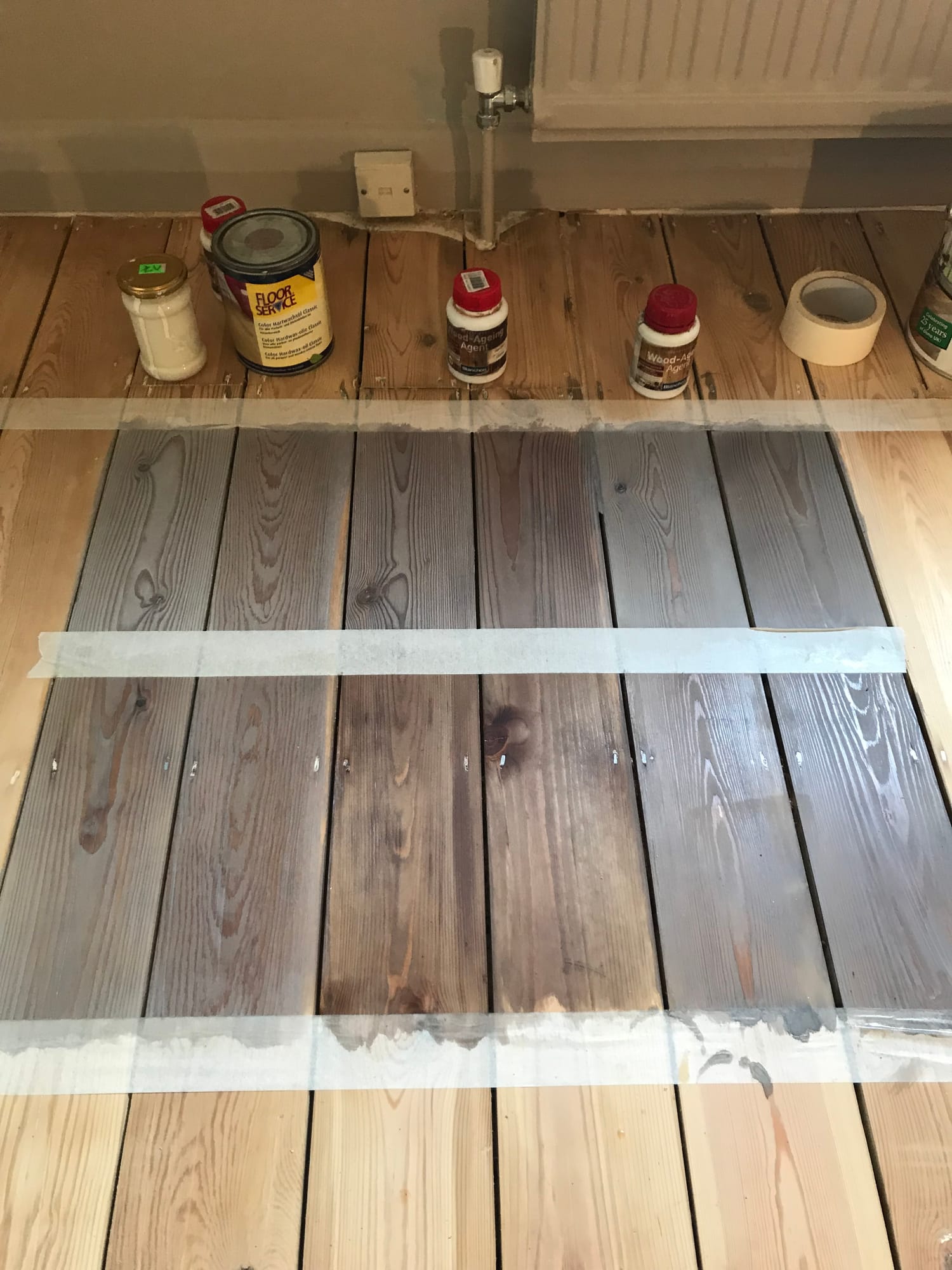 Floor sanding before and after — project 10 — before