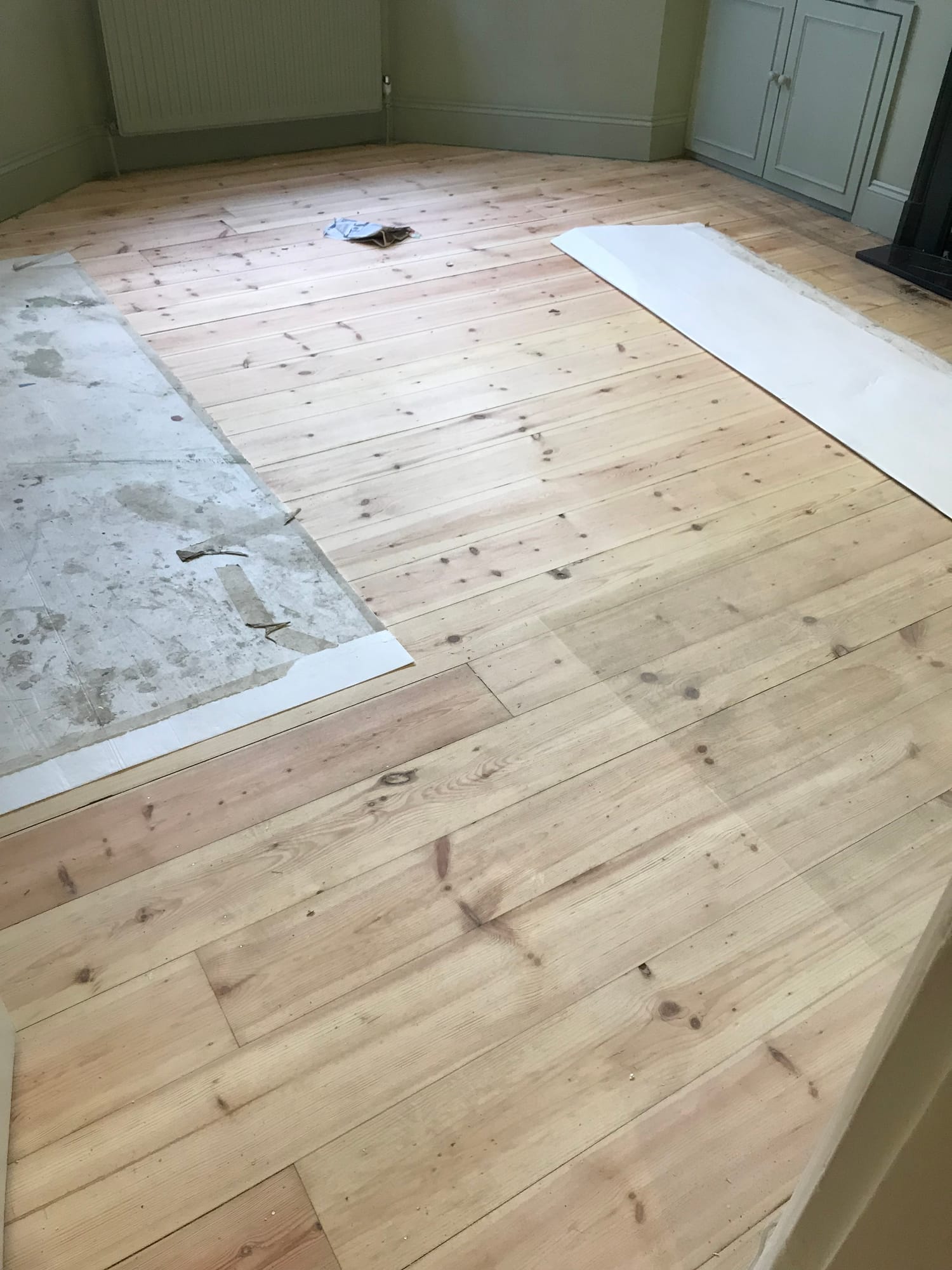 Floor sanding before and after — project 11 — before