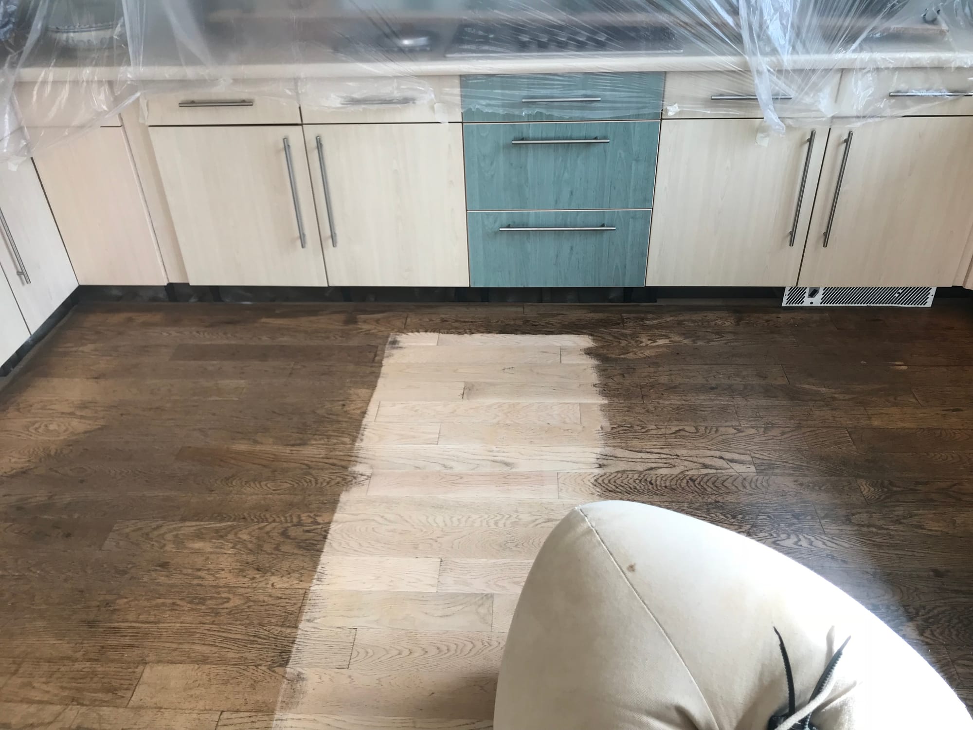 Floor sanding before and after — project 15 — before