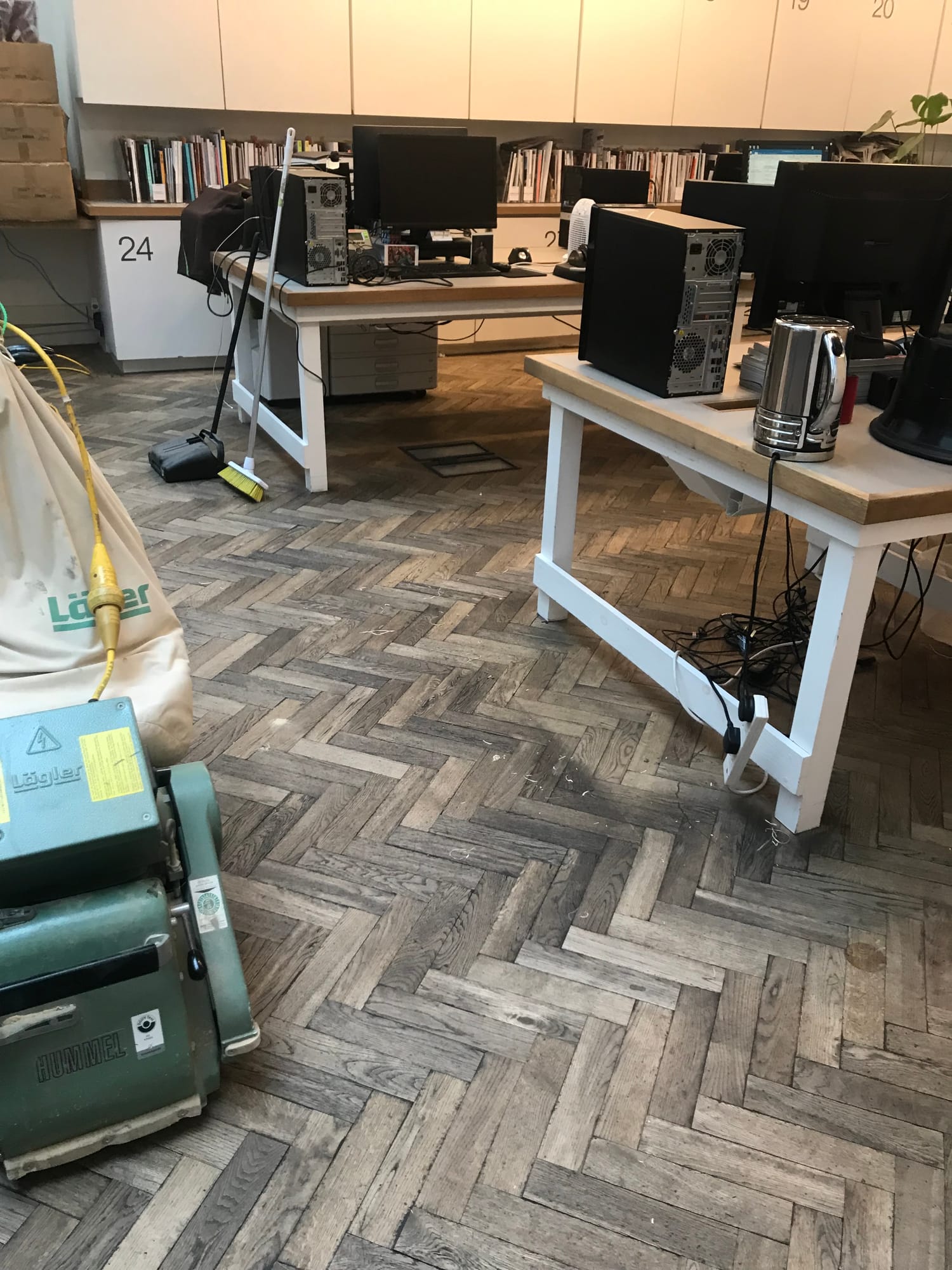 Floor sanding before and after — project 5 — before