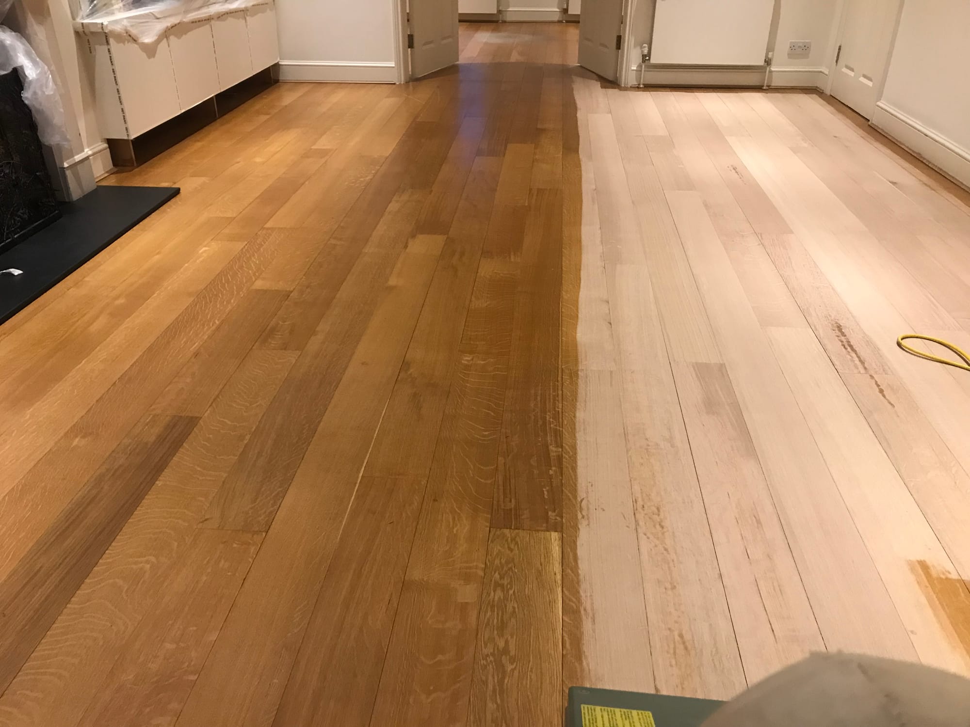 Floor sanding before and after — project 7 — before