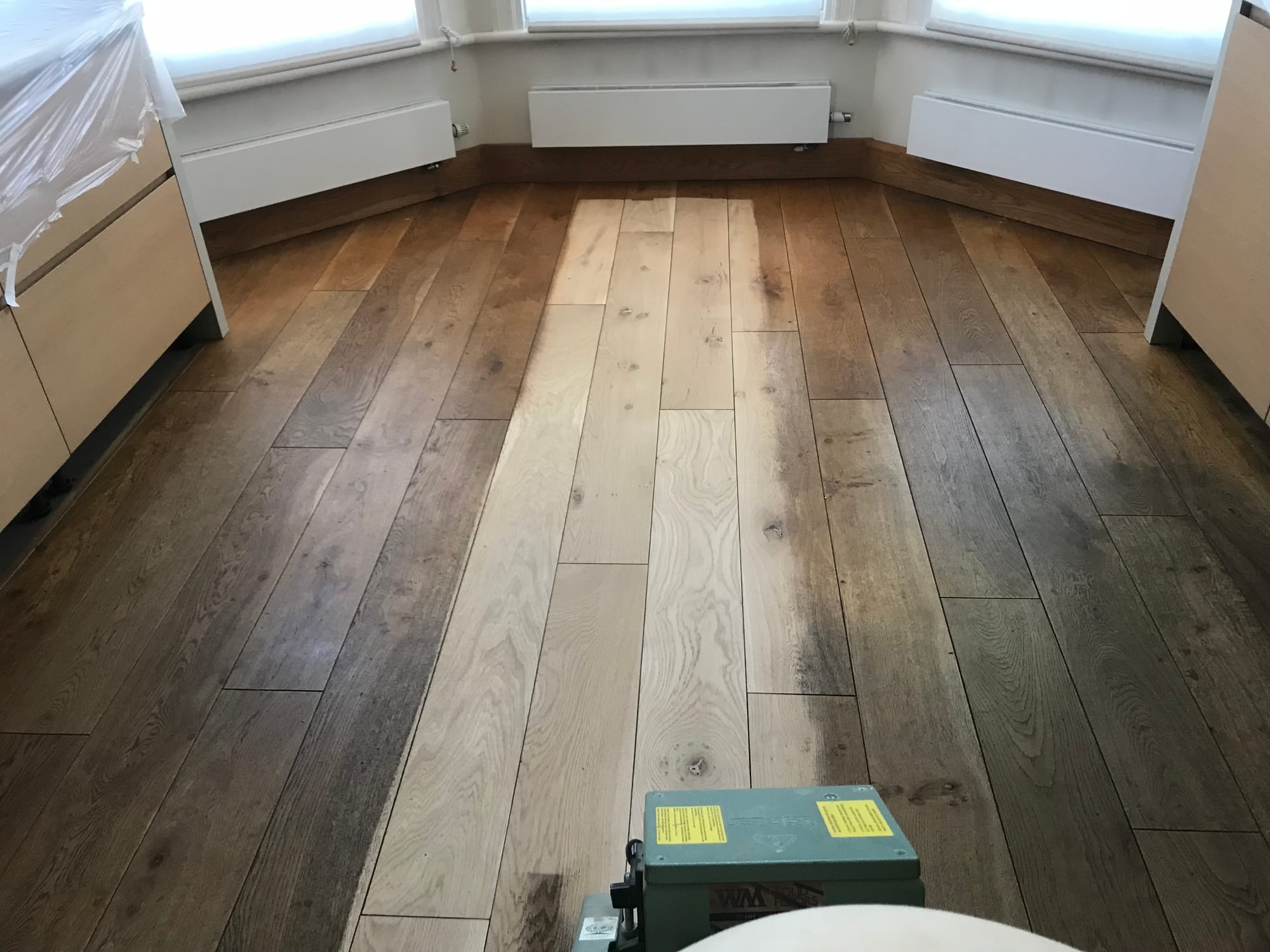 Floor sanding before and after — project 8 — before