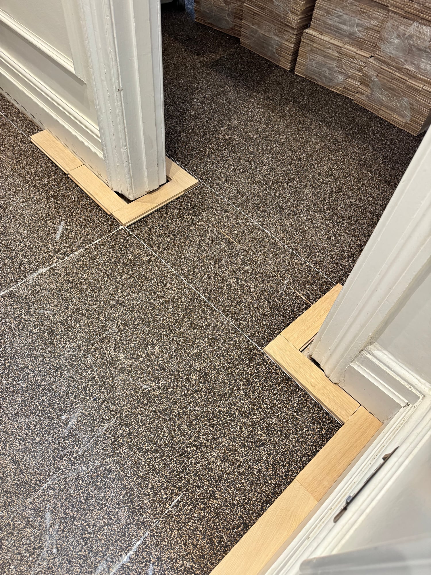 Refinished oak floor